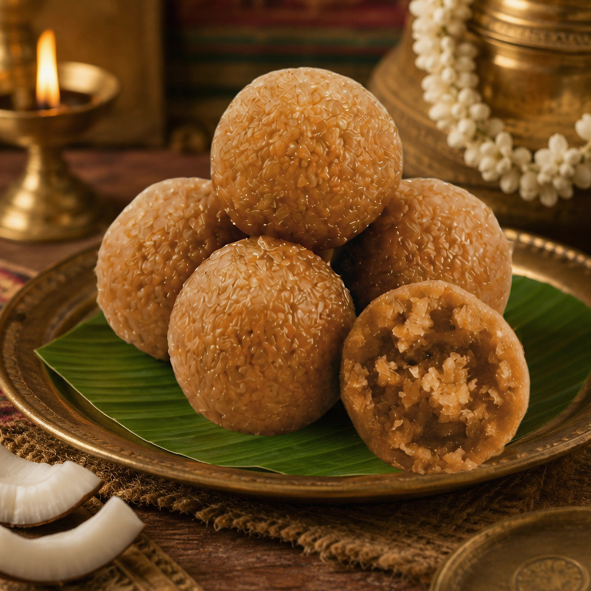 Mor IndiaZ Traditional Coconut Naru (1 Pack 200gm)