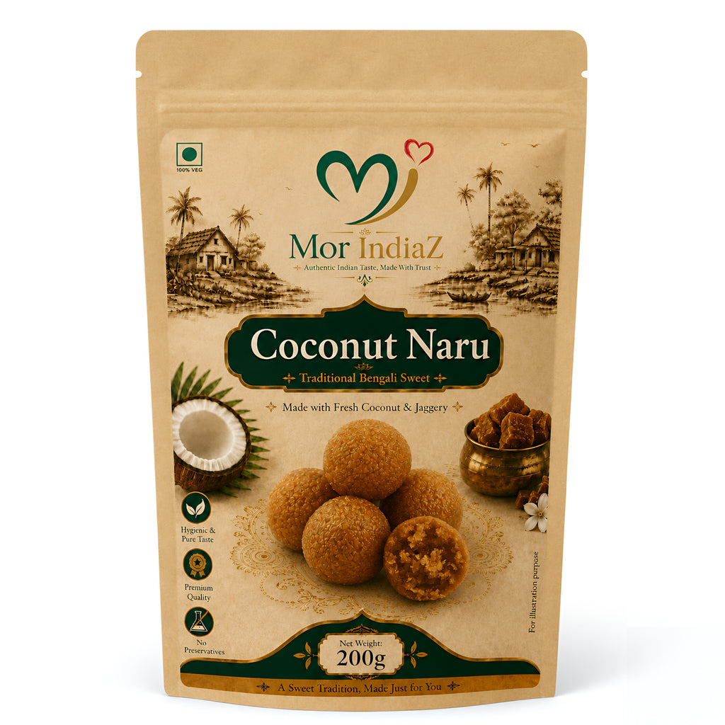 Mor IndiaZ Traditional Coconut Naru (2Pack 400gm)